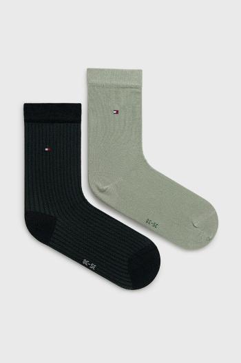 Ponožky Tommy Hilfiger dámské, zelená barva