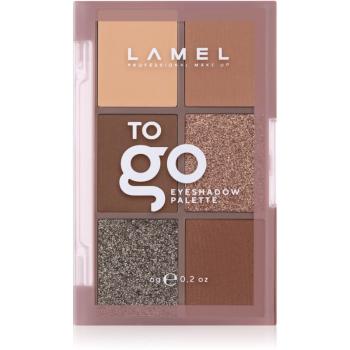 LAMEL To Go paleta očních stínů odstín 402 6 g