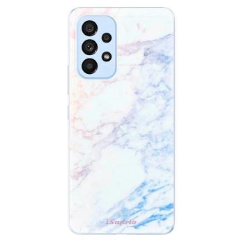 Odolné silikonové pouzdro iSaprio - Raibow Marble 10 - Samsung Galaxy A53 5G