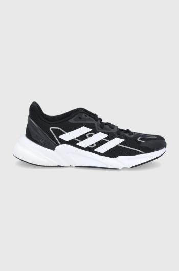 Boty adidas Performance X9000L2 W S23657 černá barva, na plochém podpatku