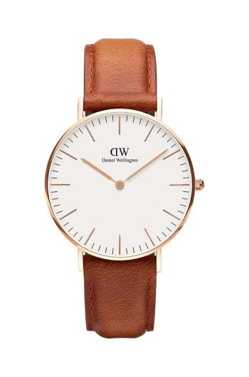 Hodinky Daniel Wellington Classic 36 Durham růžová barva