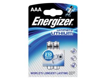 Baterie lithiová AAA R03 1,5V ENERGIZER Ultimate 2ks / blistr