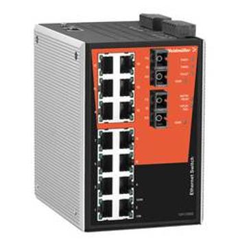 Průmyslový ethernetový switch Weidmüller, IE-SW-PL16MT-14TX-2SC