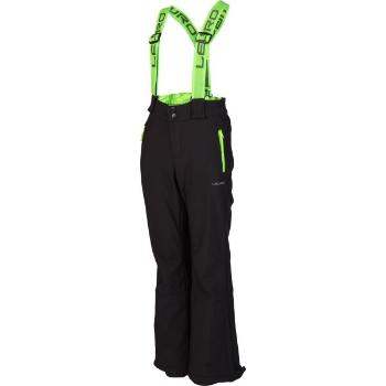 Lewro NUKA Dětské lyžařské kalhoty, černá, velikost 140-146