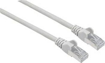 Síťový kabel RJ45 Intellinet 740678, CAT 6A, S/FTP, 1.00 m, šedá