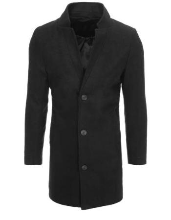 Pánský jednořadý elegantní kabát MARCO černá
