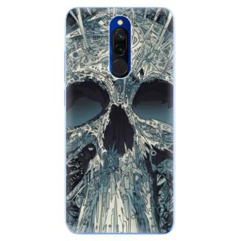 Odolné silikonové pouzdro iSaprio - Abstract Skull - Xiaomi Redmi 8