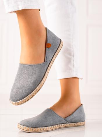 ŠEDÉ ESPADRILKY VINCEZA 22-34560G Velikost: 38