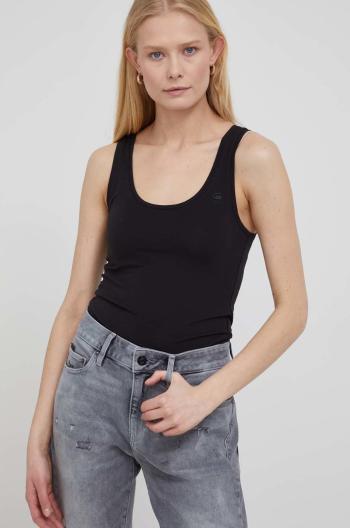 Top G-Star Raw dámský, černá barva