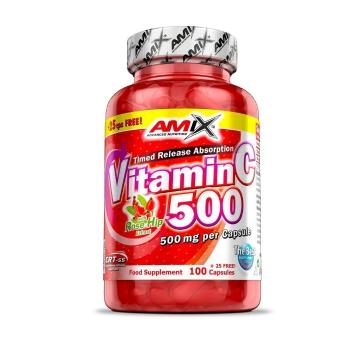 Amix Vitamin C 500 mg 125 kapslí