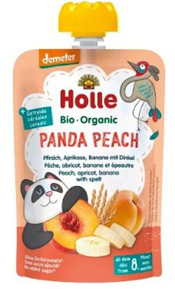 Holle BIO Pyré - Panda Peach - broskev, meruňka a banán se špaldou 100 g