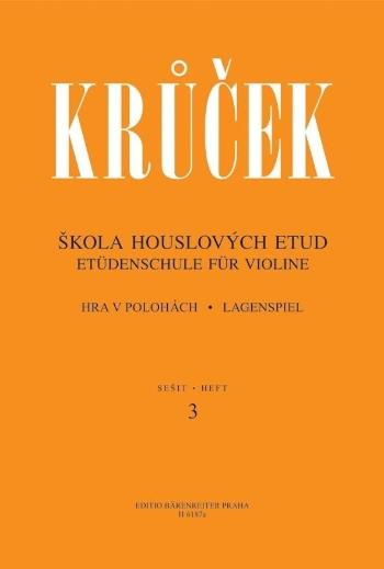 Václav Krůček Škola houslových etud II (sešit 4) Noty