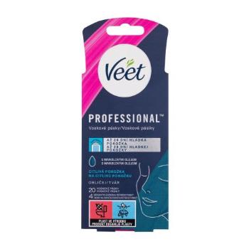 Veet Professional Wax Strips Face Sensitive Skin 20 ks depilační přípravek pro ženy