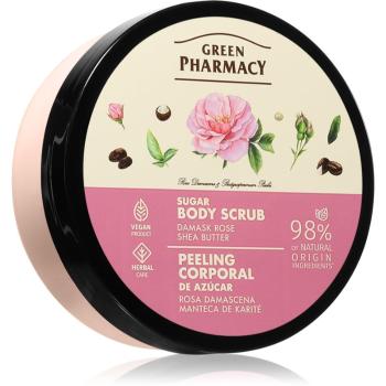 Green Pharmacy Body Care Damask Rose & Shea Butter cukrový tělový peeling 200 ml