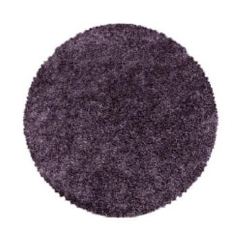 Ayyildiz koberce Kusový koberec Sydney Shaggy 3000 violett kruh - 80x80 (průměr) kruh cm Fialová