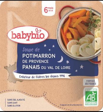 Babybio dýňová polévka s pastinákem 190 g