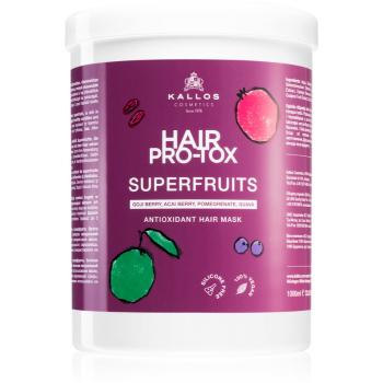 Kallos Hair Pro-Tox Superfruits regenerační maska pro unavené vlasy bez lesku 1000 ml