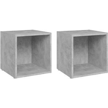 SHUMEE 2 ks betonově šedá, 37 × 35 × 37 cm  (805511)