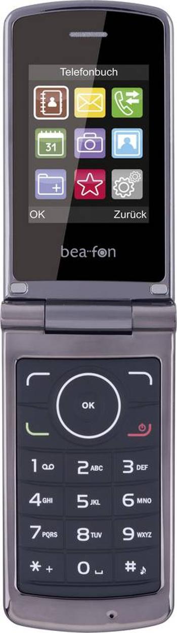 Beafon C240 mobilní telefon - véčko černá