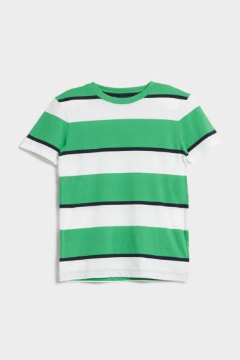 TRIČKO GANT RELAXED STRIPED T-SHIRT zelená 170