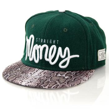 Cayler & Sons Straight Money Cap Forrest Green Snake White - UNI