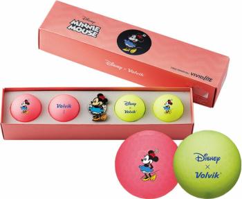 Volvik Vivid Lite Disney Characters 4 Pack Golf Balls Myška Minnie Golfové míčky