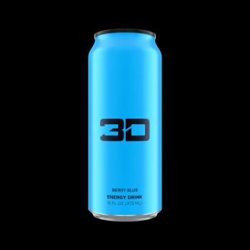 3D Energy Drink 473 ml berry blue - 3D Energy