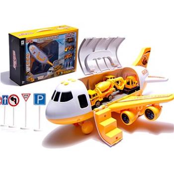 Transportní letadlo + 3 stavební vozidla (ikonka_KX6684_3)