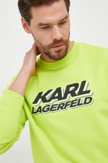 Mikina Karl Lagerfeld zelená barva,