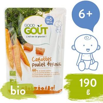 Good Gout BIO Mrkev s farmářským kuřátkem (190 g) (3770002327012)