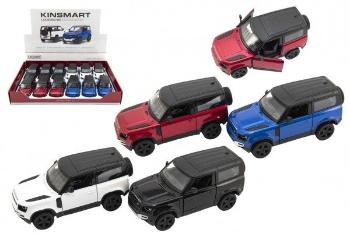 Auto Kinsmart Land Rover Defender 90 kov/plast 1:36 12,5cm