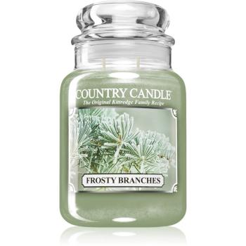 Country Candle Frosty Branches vonná svíčka 652 g