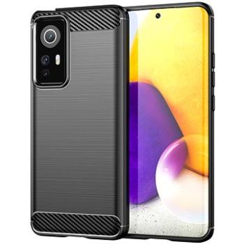 Carbon Case Flexible silikonový kryt na Xiaomi 12 / 12X, černý (HUR249130)