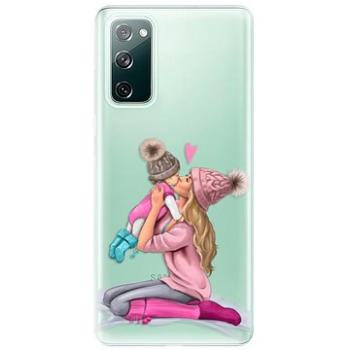 iSaprio Kissing Mom - Blond and Girl pro Samsung Galaxy S20 FE (kmblogirl-TPU3-S20FE)
