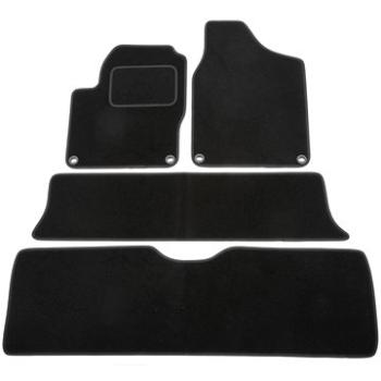 ACI textilní koberce pro FORD Galaxy 95-00  černé (pro oválné příchytky) (6 sedadel sada 4 ks) (1867X67)