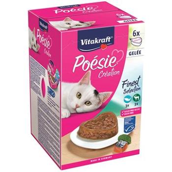 Vitakraft Cat mokré krmivo Poésie Création Multipack ryba, zvěřina 6 × 85g (4008239350862)