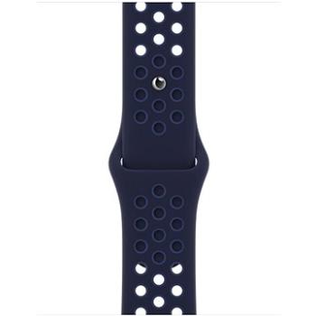 Apple Watch 41mm půlnočně námořnický / mysticky modrý sportovní řemínek Nike (ML863ZM/A)
