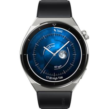 II. jakost Huawei Hodinky Watch GT 3 Pro 46mm s titanovým tělem a černým sportovním řemínkem