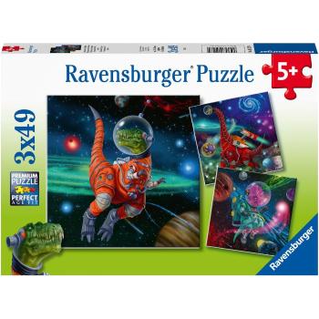 Ravensburger Puzzle Dinosauří svět 3 x 49 dílků