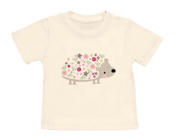 Tričko pro miminko Ježeček s kytičkami