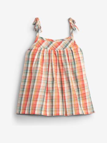 GAP Ruffle Woven Tílko dětské Červená Vícebarevná