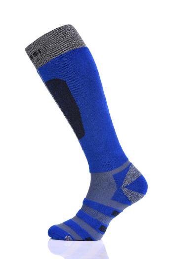 Nessi Sportswear Lyžařské ponožky SN2-07 - Modrá+Šedá Velikost: 31-35