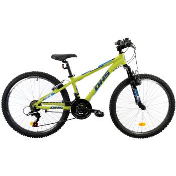 Juniorské kolo DHS Teranna 2423 24" 7.0  Green  12" (125-145 cm)