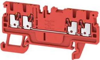 Průchodková svorka Weidmüller A4C 1.5 RD, 2534430000, červená, 100 ks