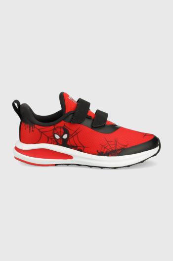 Dětské sneakers boty adidas Fortarun X Spiderman GZ0656 červená barva