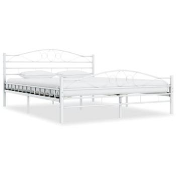 Rám postele bílý kovový 180x200 cm (285305)
