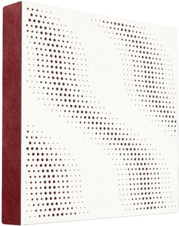 Mega Acoustic FiberPRO60 SineWave White/Dark Red Absorpční dřevěný panel