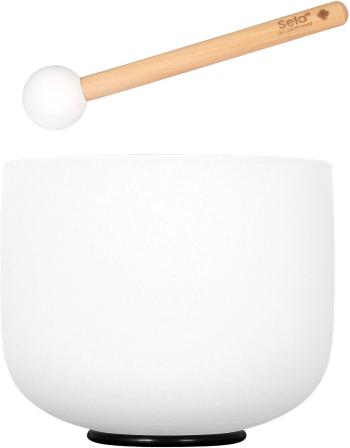 Sela 8" Crystal Singing Bowl Frosted 440 Hz G incl. 1 Wood Mallet Zpívající miska 8"