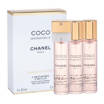 Chanel Coco Mademoiselle 3x 20 ml 20 ml parfémovaná voda pro ženy