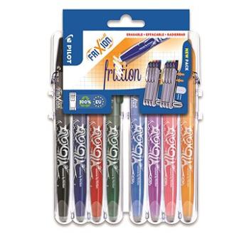 PILOT FriXion Ball 07 / 0.35 mm, Set2Go - sada 8 barev